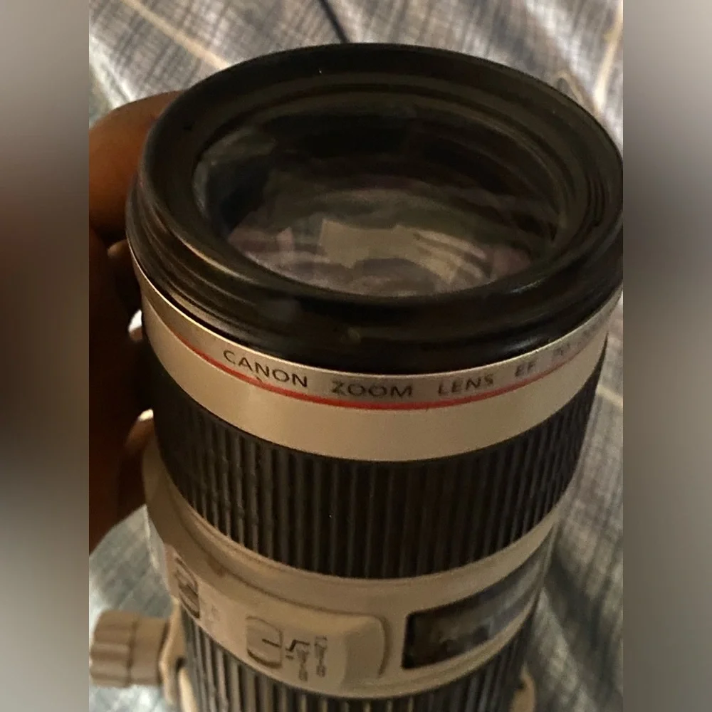 Canon EF 70-200mm telephoto lense.